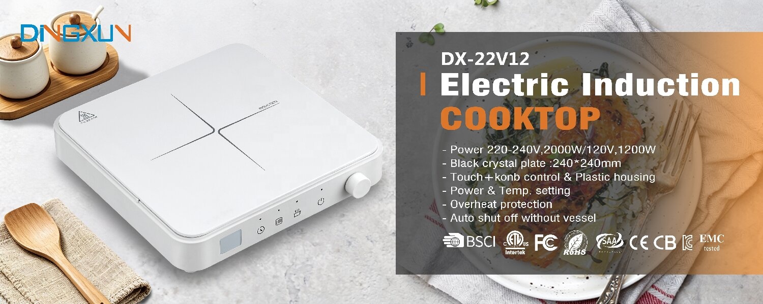 Mini Single Burner Induction Cooker 2000W Portable Touch Knob Switch for Outdoor &amp; Household Use Eco-Friendly Electric Stove