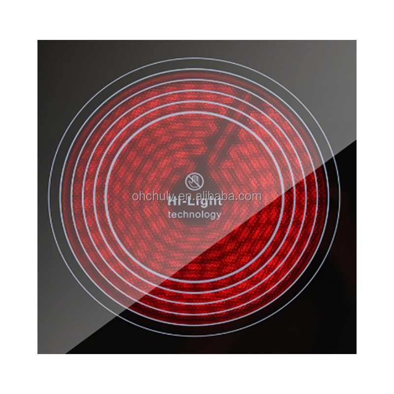 Built-in Dual Burner Gas Electric Induction Cooktop Tempered Glass Surface Hotel Household Use Class Energy Efficiency Touch