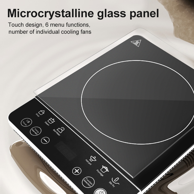 2200w Smart Induction Stove Hot Pot Portable Induction Cooker for Kitchen Electric Heater Cooker Stove