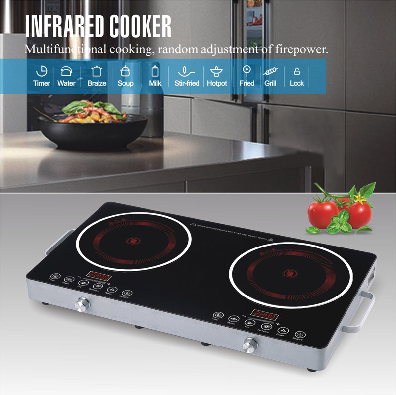 Infrared cooker front view