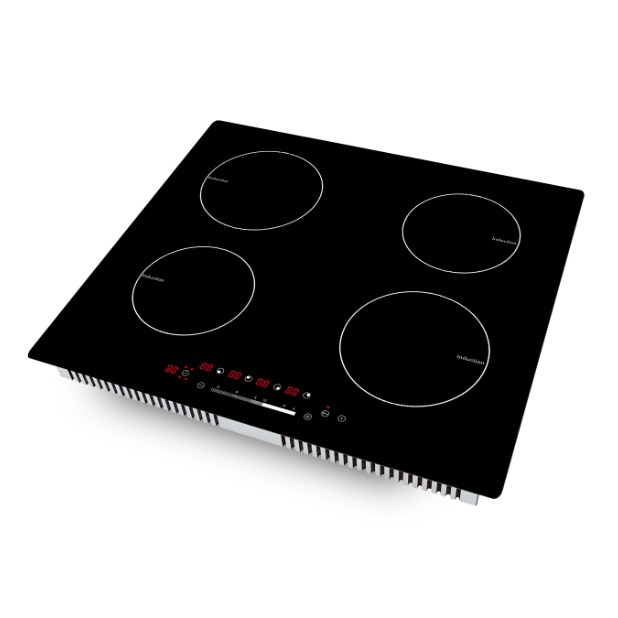 Smart Wi-Fi Control Vitro Ceramic 4 Burner Induction Cooktop