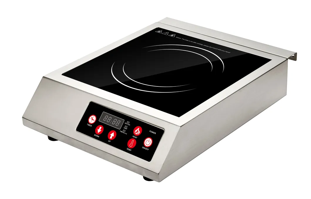 3500W Stainless Steel ETL CE Commercial Single Burner Induction cooktop