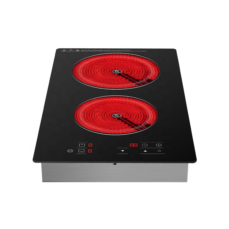 Home Small Kitchen Appliances Touch Board Electric Powered 3000W 2 Burner Induction Cooker with Wifi Control