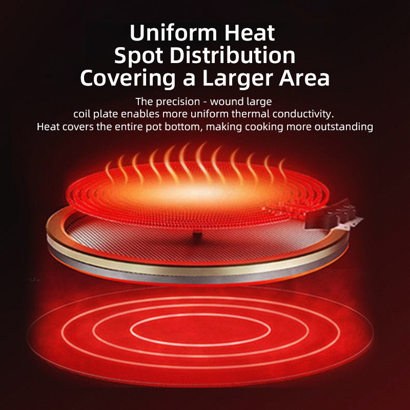 Induction Cooker Electric Ceramic Stove for Household Use 2200W Non Picking Pot Enclosed Stove Tea Making Induction Cooker