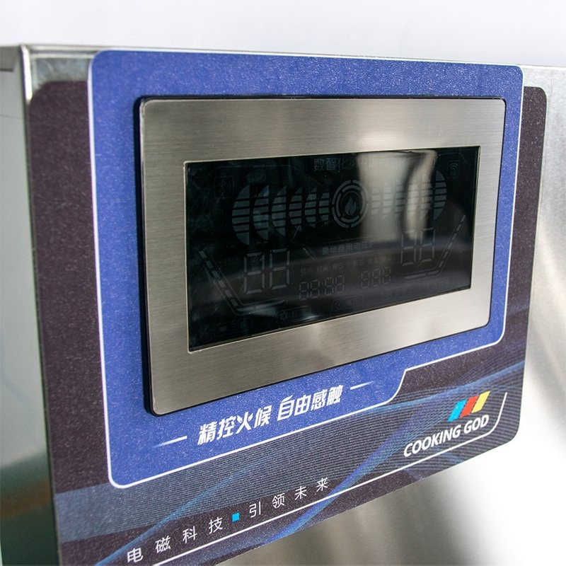 Commercial Dual-Head Electromagnetic Stainless Steel Multifunctional Induction Range