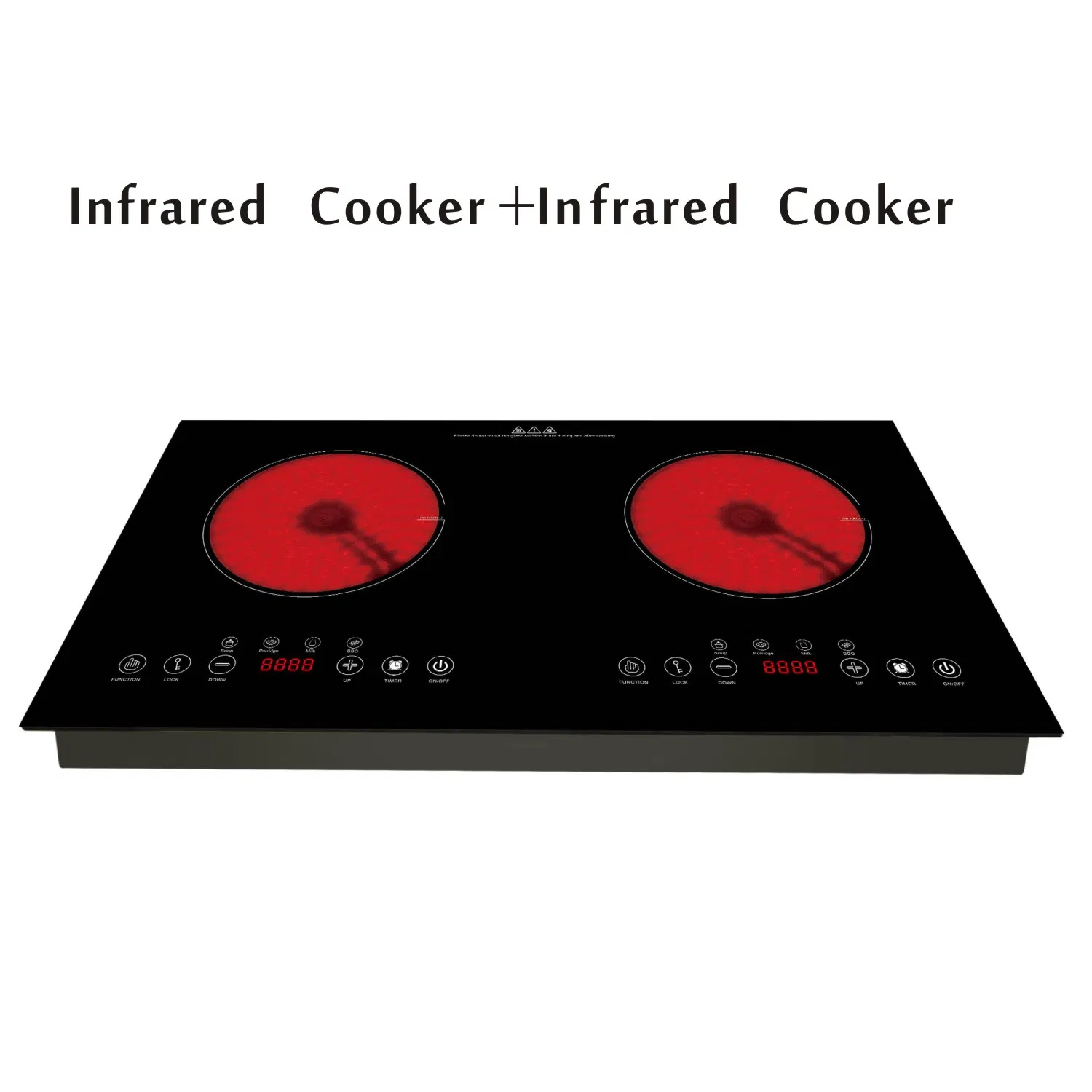 Hybrid Built-in 2 Burner Infrared Cooker vs Induction Cooker