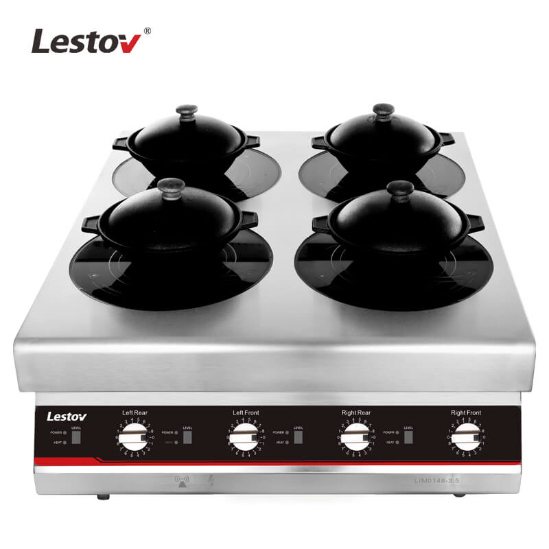 4 Burner Commercial Induction Cooktop for Restaurant