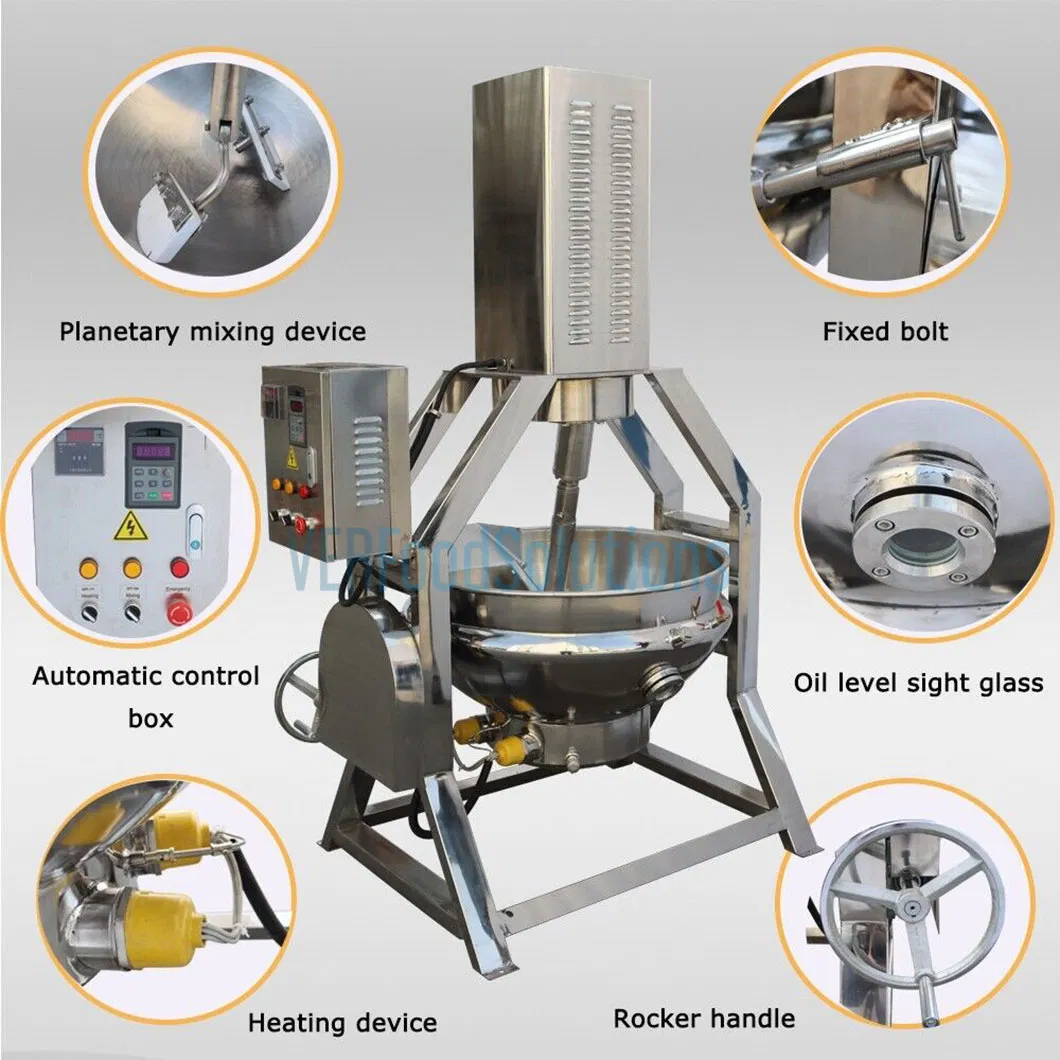 Cutting Edge Semi Automatic Curry/Fruit Paste Planetary Jacketed Kettle Machine on Selling