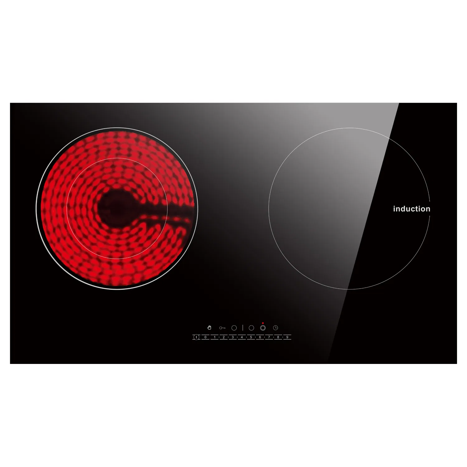 ODM 50cm Household Double-Burner Induction Cooker High Power Double-Head Hybrid Hob