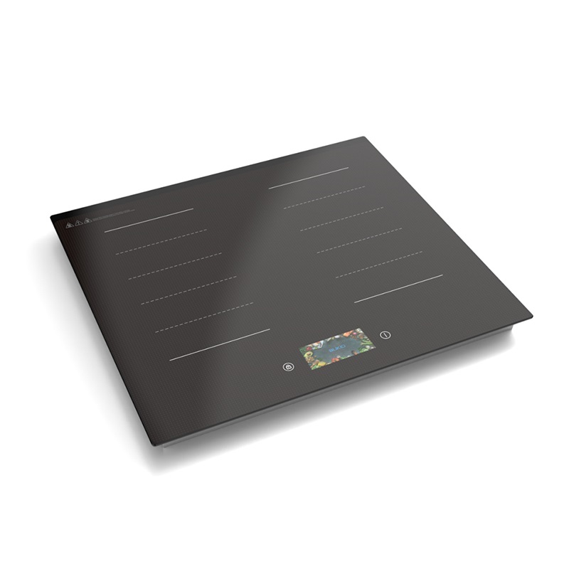 Built in Four Burners Glass Panel Induction Cooker Wifi TFT LCD Display Touch Induction Hob