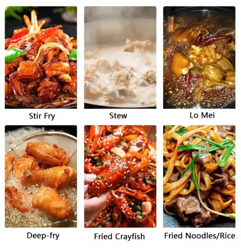 Industrial Wok Station Commercial Grade Induction Stir Frying Cooking Equipment