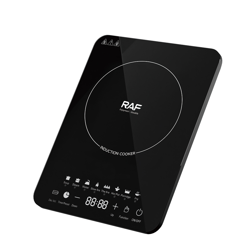 Single Induction Cooker Ceramic Glass Panel Compact Touch Control Electric Stove for Hotel Kitchen Temperature Resistance 750