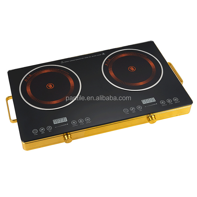 Eurokera Portable Induction Cooktop Full Surface 2 burner Cooker Sensor Professional Induction Cooktop Smart Induction Cooktop