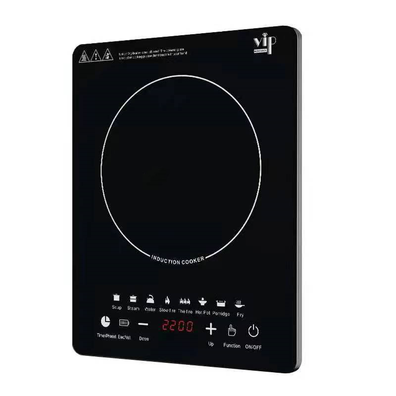 Induction Cooker Portable Induction Cooktop with Timer Household Touch Control 2000W Single Induction Cooker
