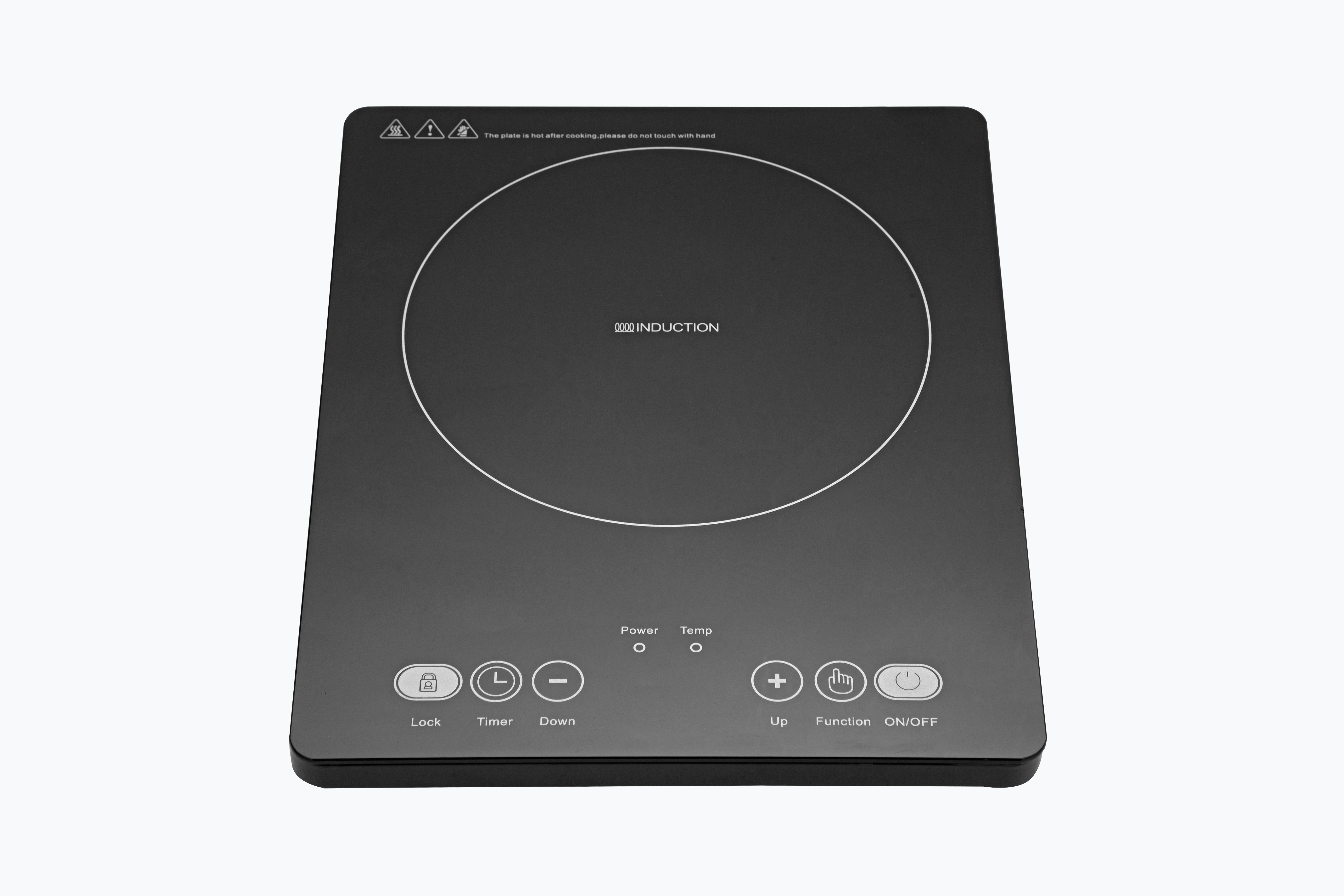 Household 2000W Electric Stove Induction Cooktop Glass Kitchen Appliances Touch Control