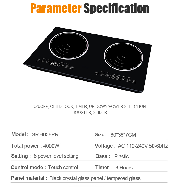 Infrared Induction Hob Detail View