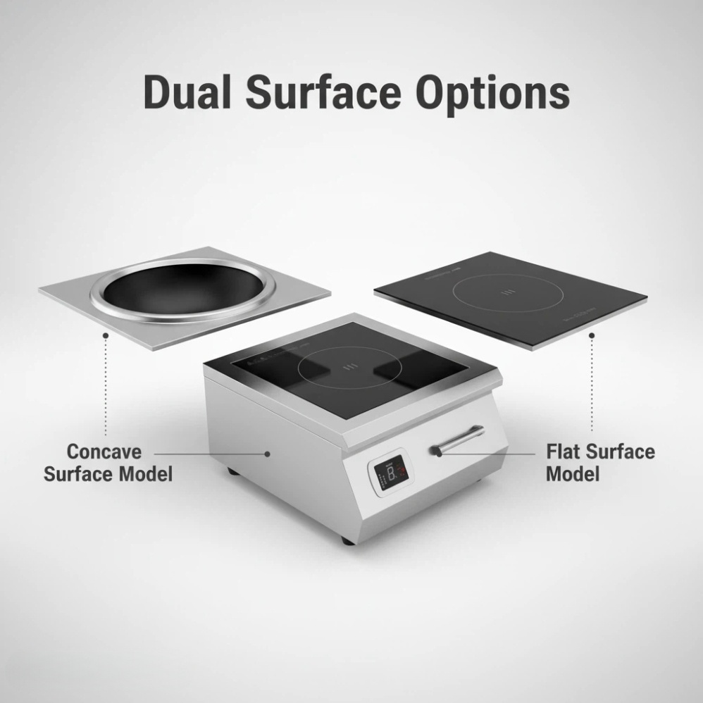 Commercial Induction Cooker Safety Protection for Commercial Kitchen