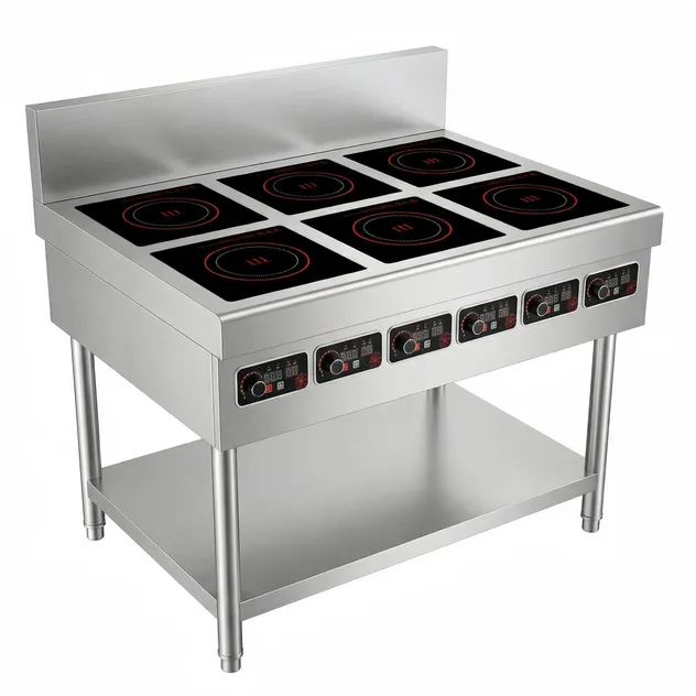 Energy Efficient Commercial Induction Cooker for Hotel Catering