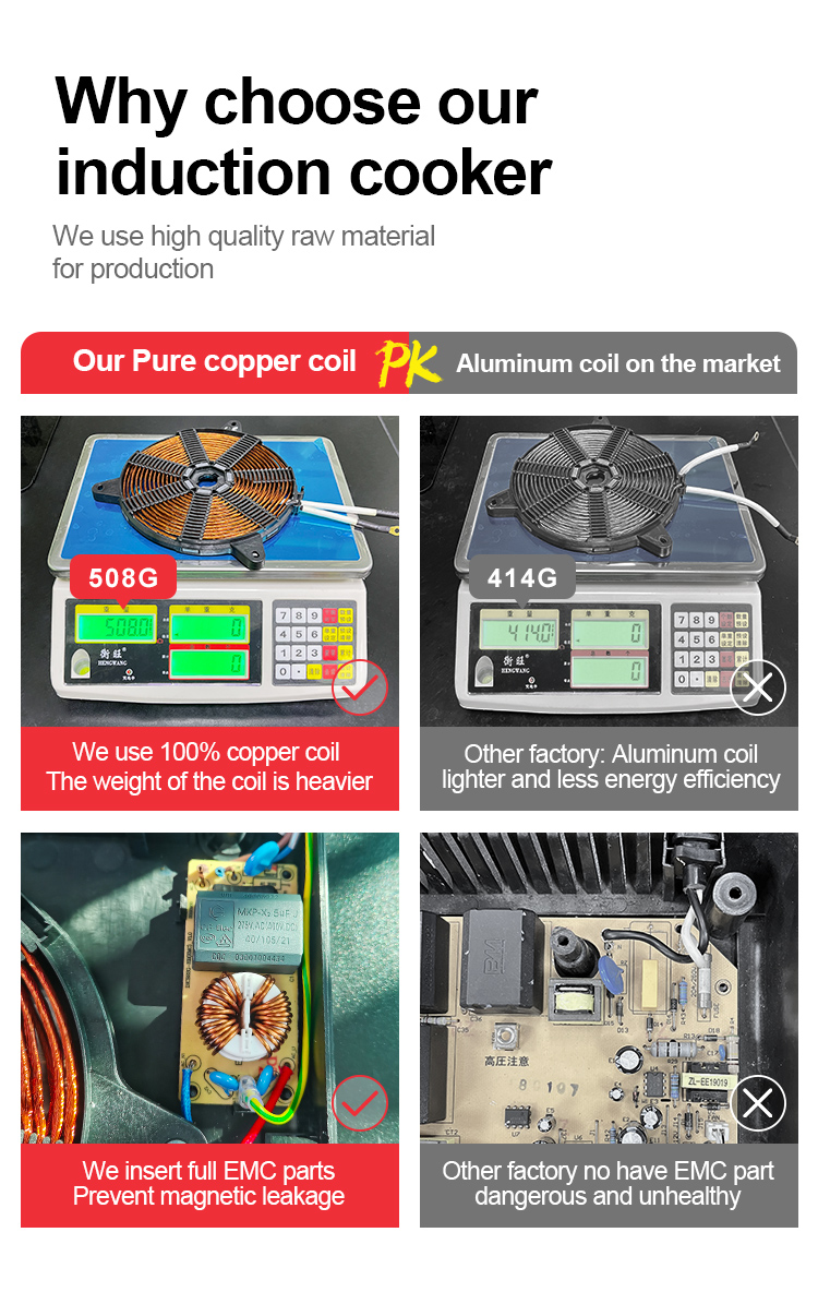 Induction cooker feature 2