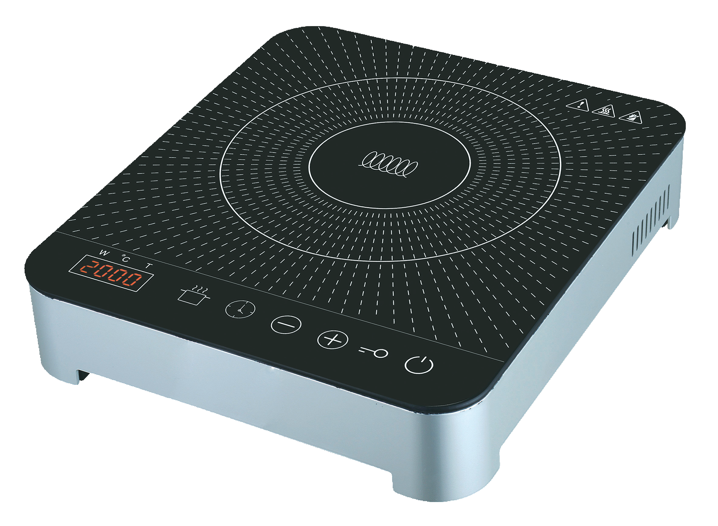 2000W Portable Induction Cooktop with Digital Touch Panel