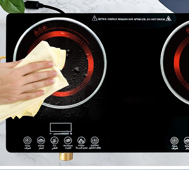 Commercial 2200W Portable Electric Induction Cooktop Solar/Battery Powered Fast Speed Gas OEM Model Options Household