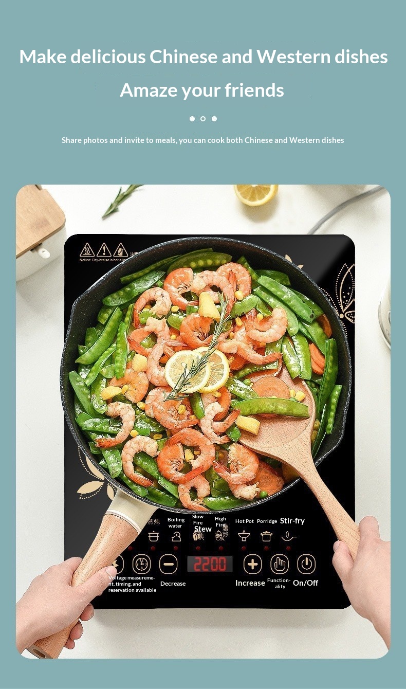 Electric Induction Cooktop Packaging details