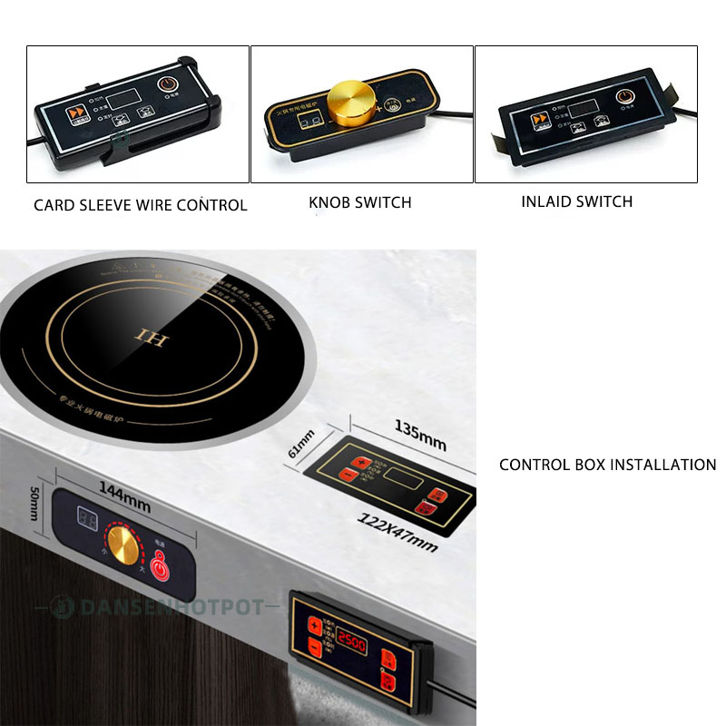 Commercial Induction Cooker Controls