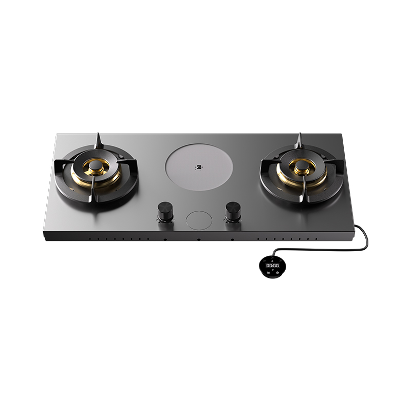 Household Space Saving Cooktops Embedded Rock Plate Induction Cooker With Slate Panel Design