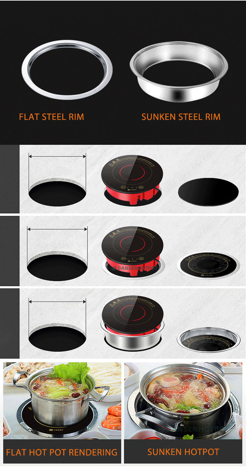 Actual installation scenario of Hotpot Cooker