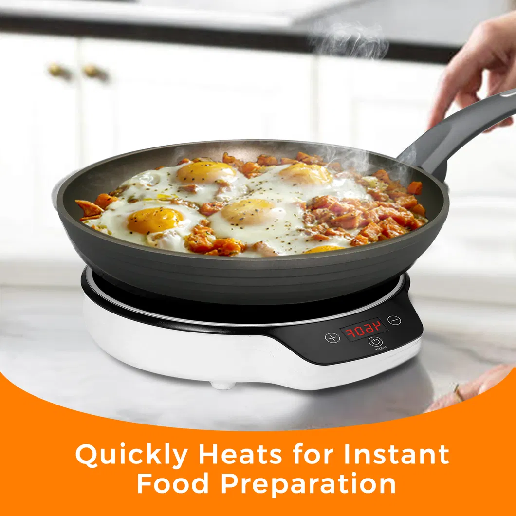Wholesale Cooktop 1500W Electric Indoor Hot Plate Portable Single Burner Induction Cooker Top View