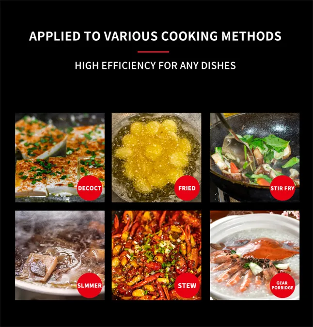 High Power 2 Ring Heavy Duty Commercial Induction Cooker Application 2