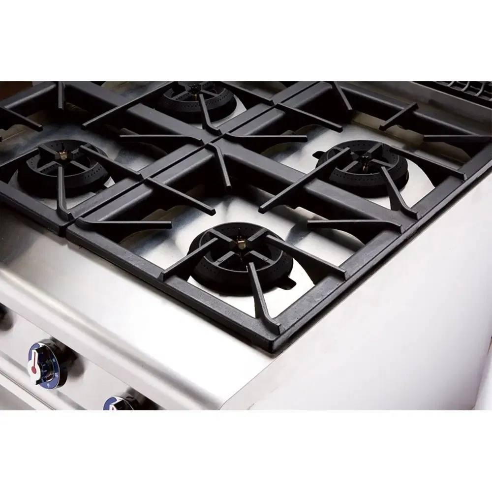 Premium 4-Burner Gas Range with Spacious Oven for Cooking