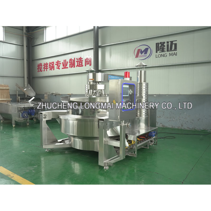 Automatic Commercial Sugar Caramel Food Industrial Gas Electric Induction Planetary Cooking Mixer Machine for Food