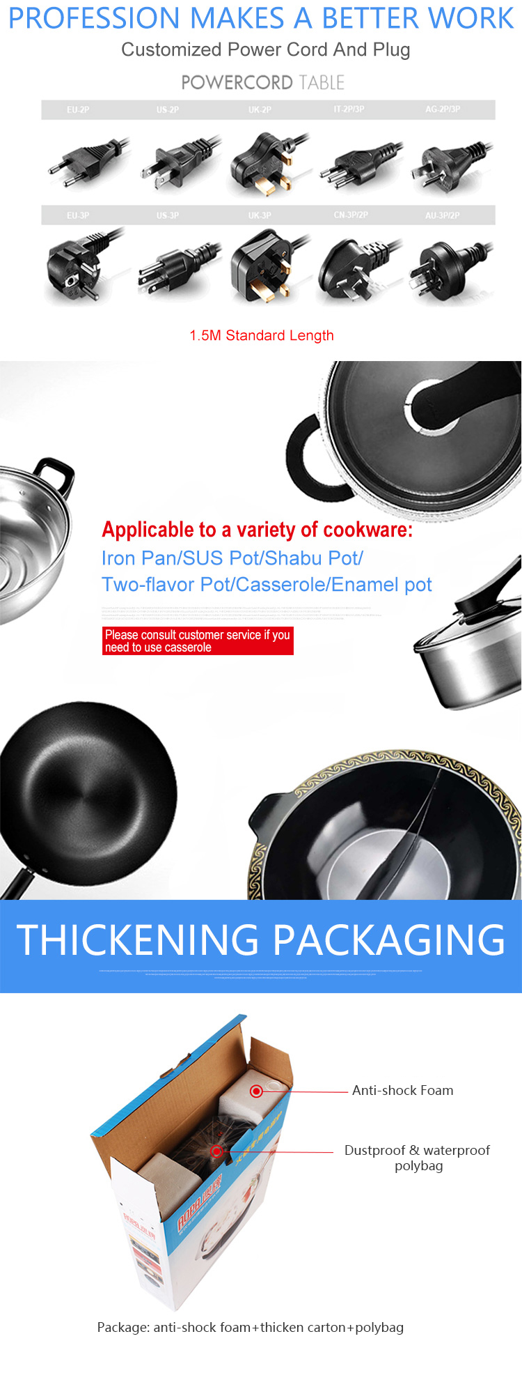 Commercial Electric Hot Pot Table Stove Application