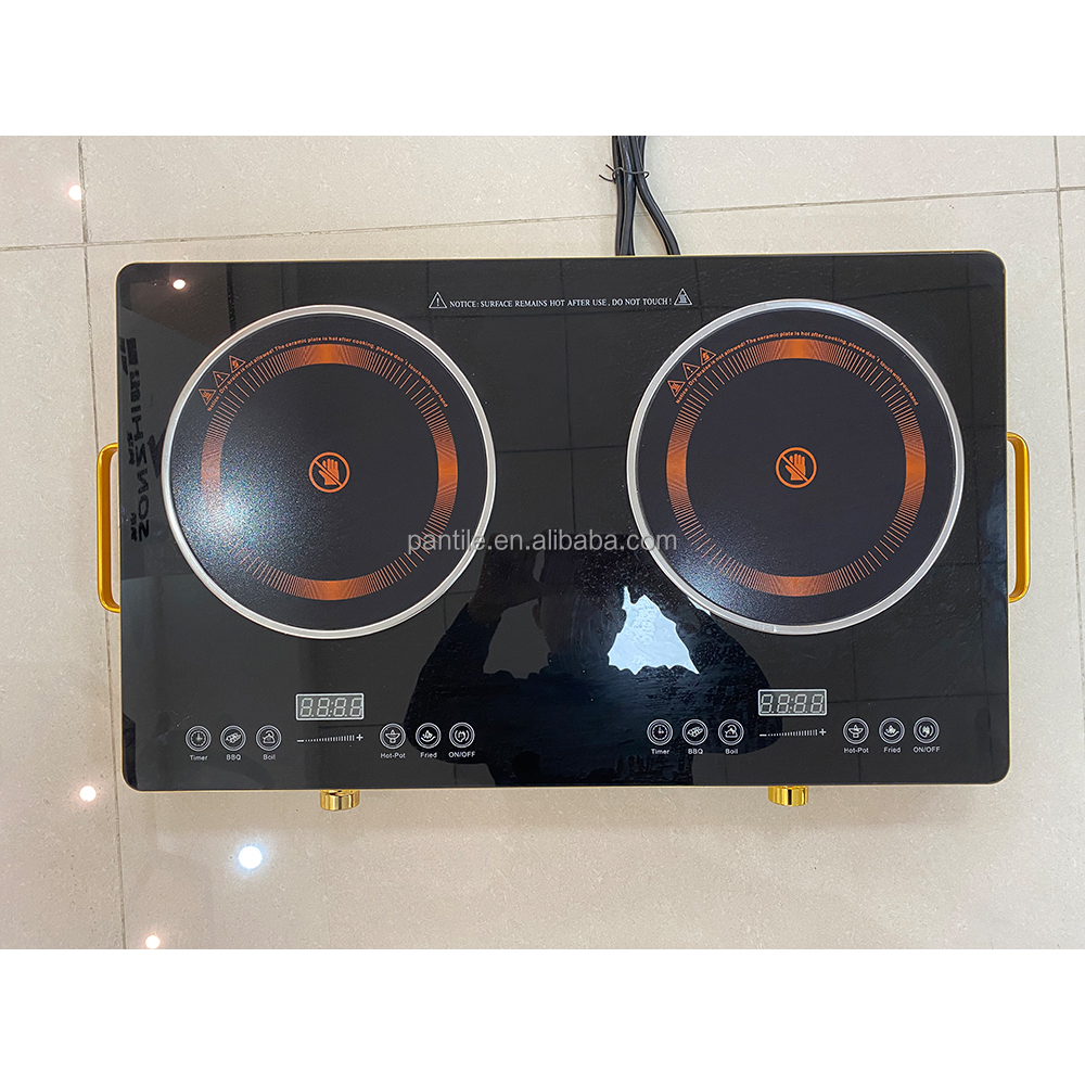 Eurokera Portable Induction Cooktop Full Surface 2 burner Cooker Sensor Professional Induction Cooktop Smart Induction Cooktop