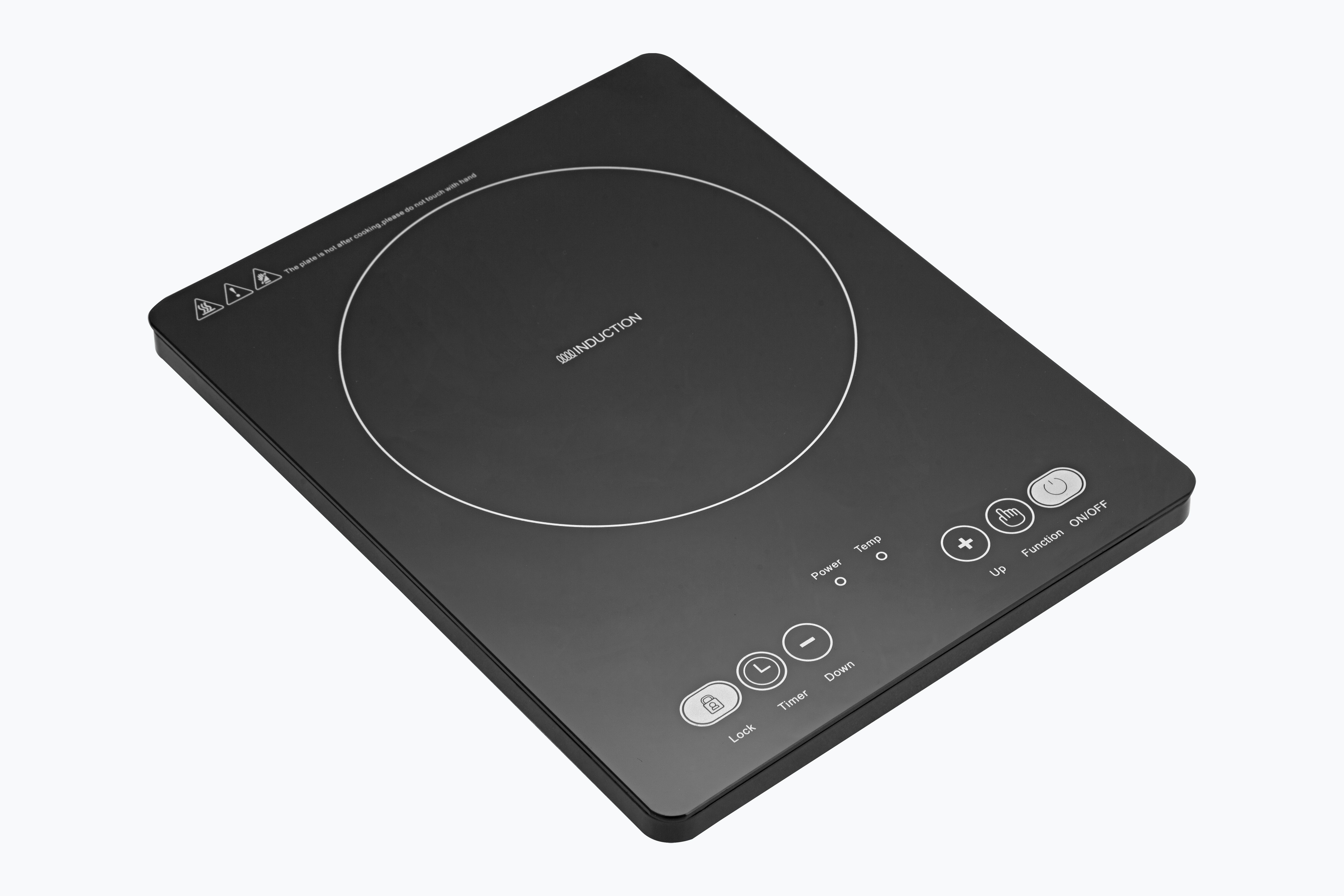 Household 2000W Electric Stove Induction Cooktop Glass Kitchen Appliances Touch Control