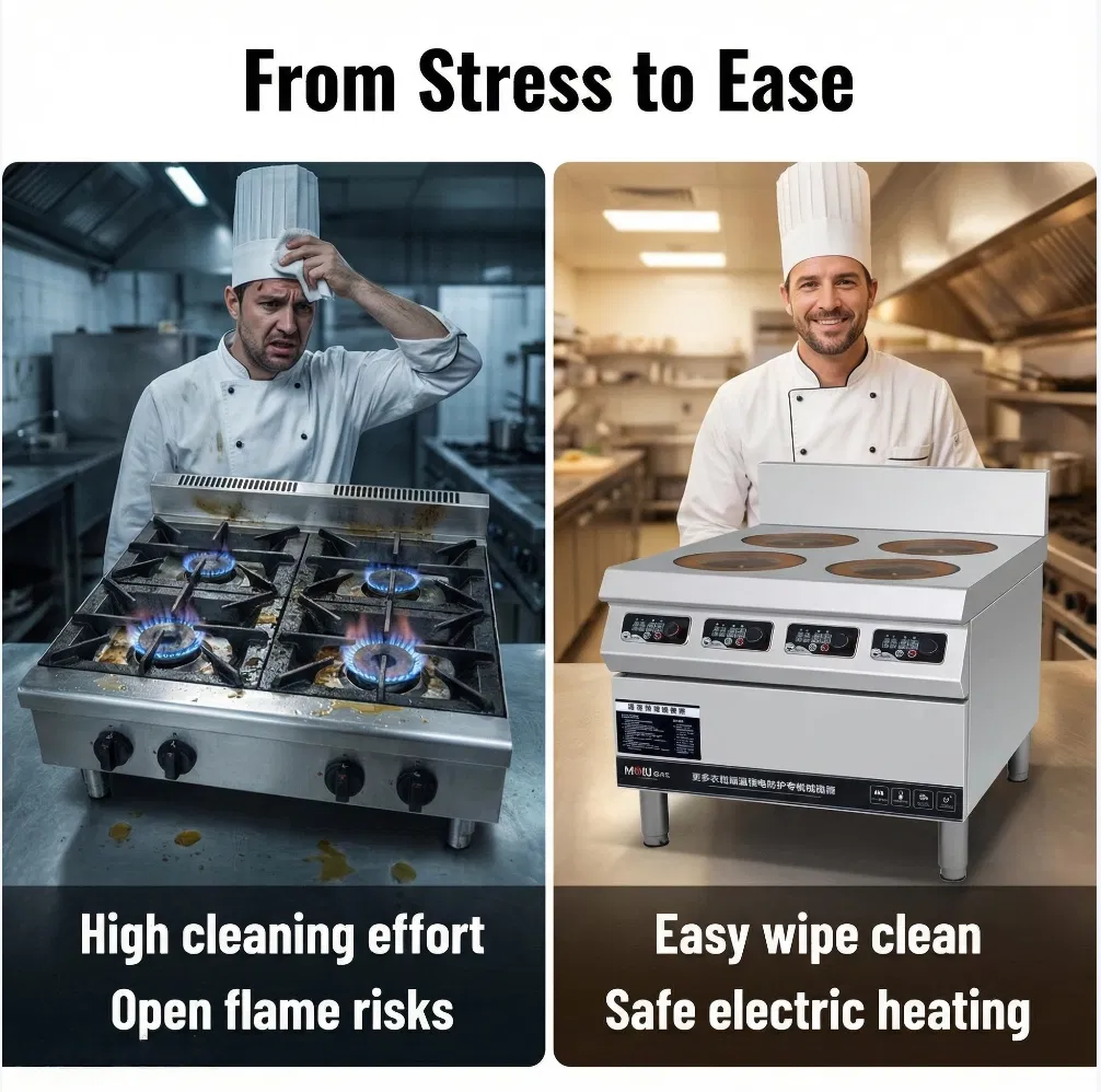 Energy Efficient for Hotel Commercial Induction Cooker