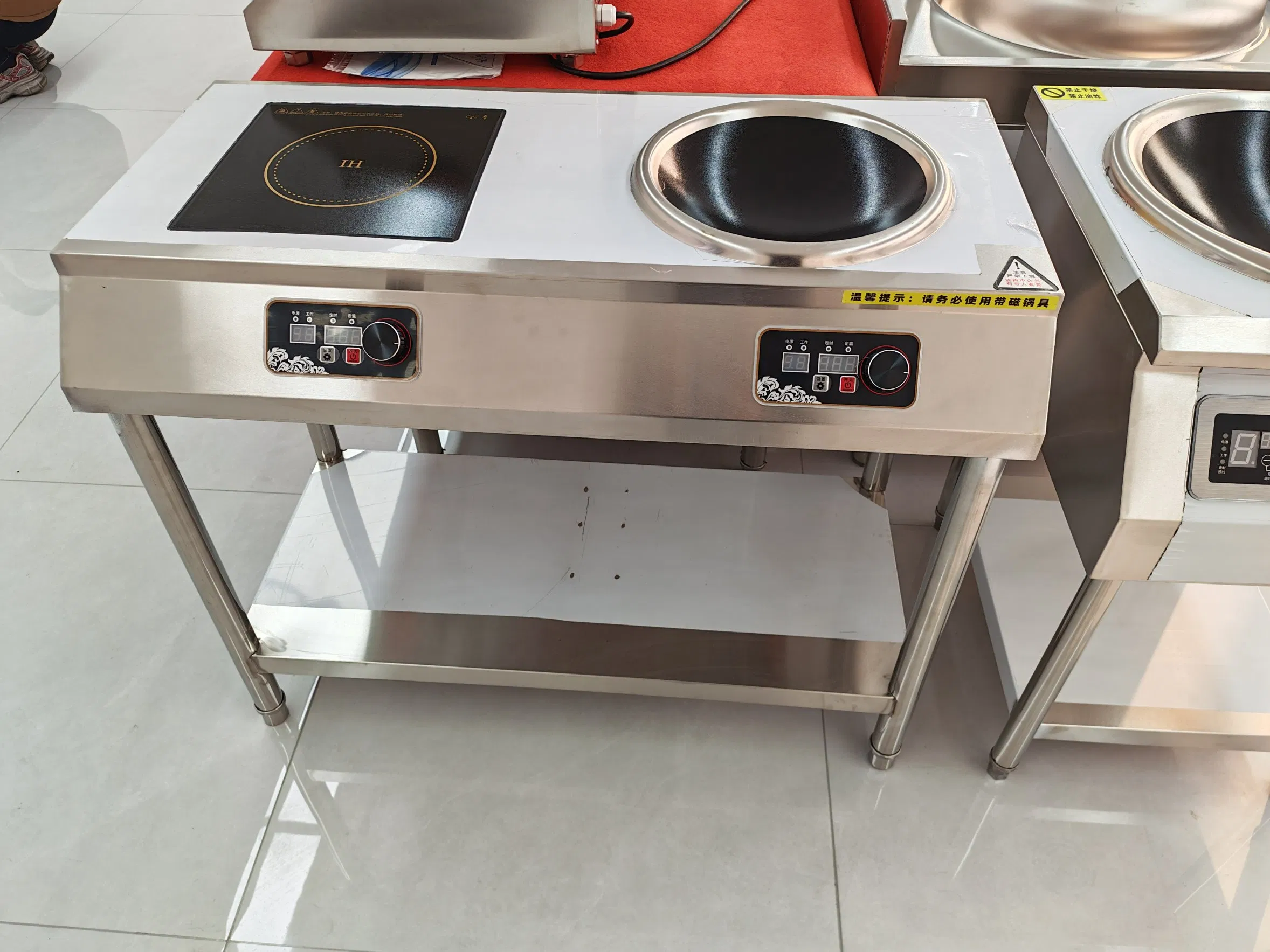 Energy-Saving and Highly Efficient Stainless Steel 304 Dual-Fuel Induction Cooker
