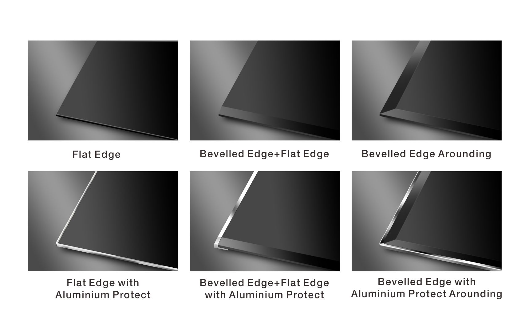 Glass Edge Options