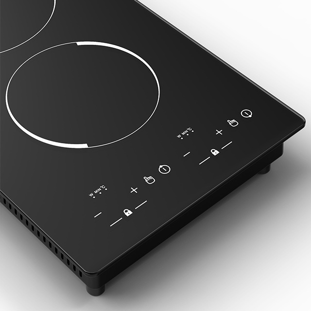 Single Burner Built-in Touch Control Tempering Glass Panel 2000-2999W Electric Induction Cooktop for Hotel Use