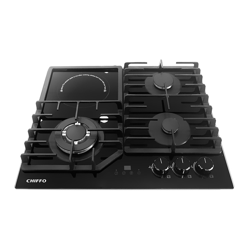 Factory-direct High-quality 4-burner Gas Stove Built-in Induction Cooktop Commercial Hotel Use Multiple Safety Features