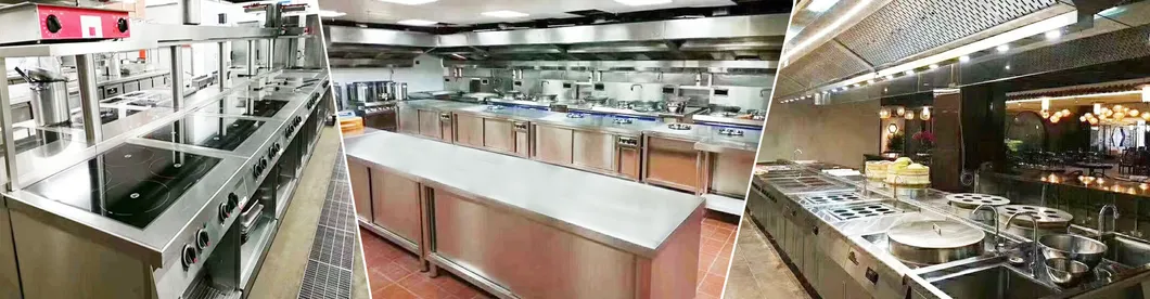 Industrial Wok Station Commercial Grade Induction Stir Frying Cooking Equipment
