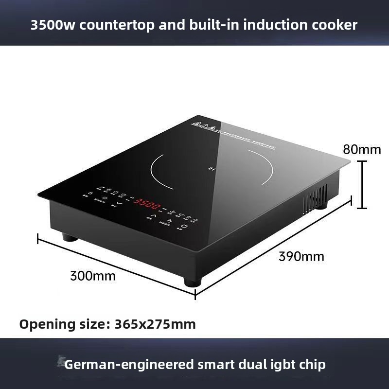 Single-Burner Built-In Electric Induction Cooktop Touch Control High-Power Household Stir-Fry Built-in Induction Cooker