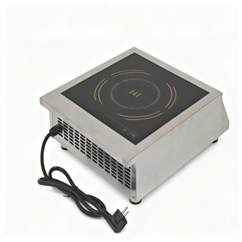 Commercial Kitchen Induction Cooker High-Power 3500W Stainless Steel Waterproof Single Induction Cooker 220V Home Commercial