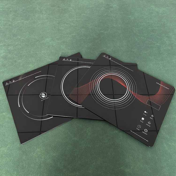 High Temperature Induction Cooker Ceramic Glass Tempered Cooktop Microcrystalline Glass Panel