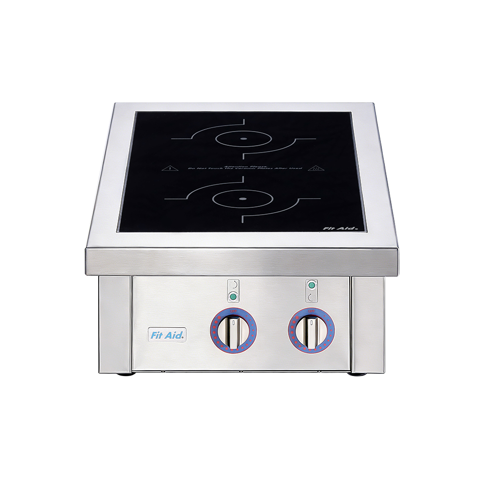 Factory Price Sale 304 Stainless Steel 7000W 10000W Dual Burner Countertop Electric Induction Cooker for Hotel Restaurant