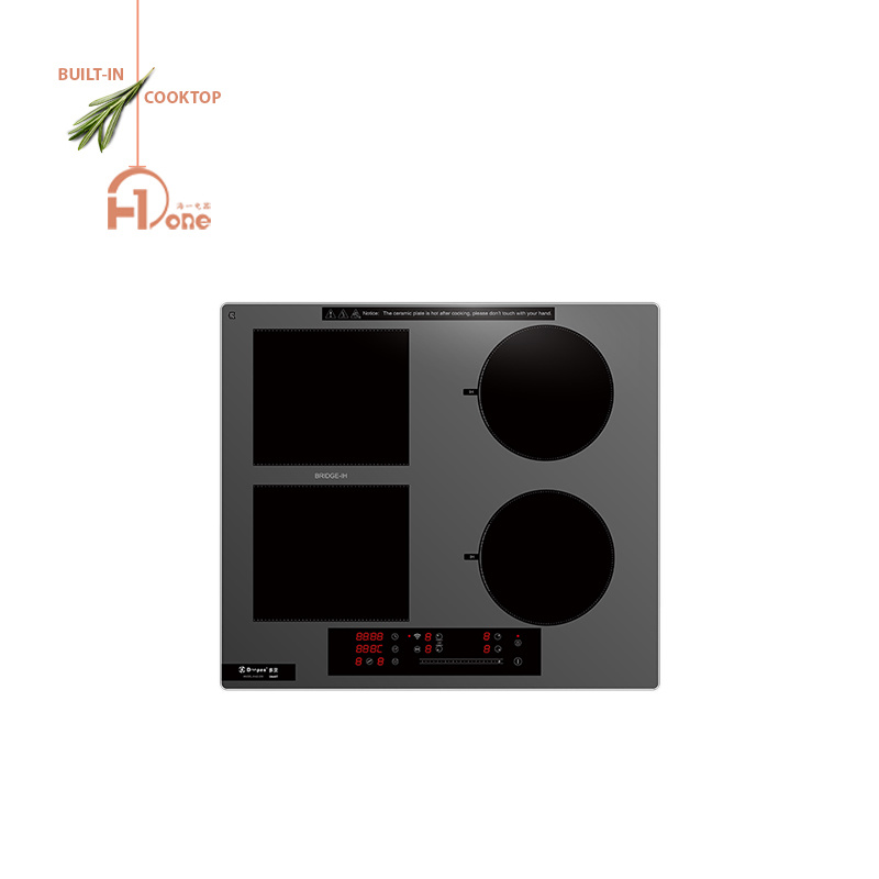 Best-selling Built-in Induction Cooktop Electric 4 Burners 7200W WiFi &amp; App-Controlled Class a Energy Efficiency 3-Year Warranty