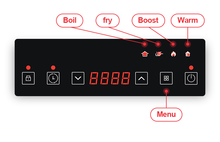 Induction cooker feature 5