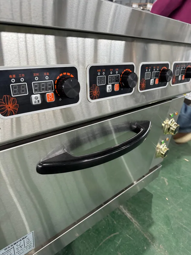 Multifunctional Commercial Kitchen Equipment 4/6 Burners Induction Cooker with Oven
