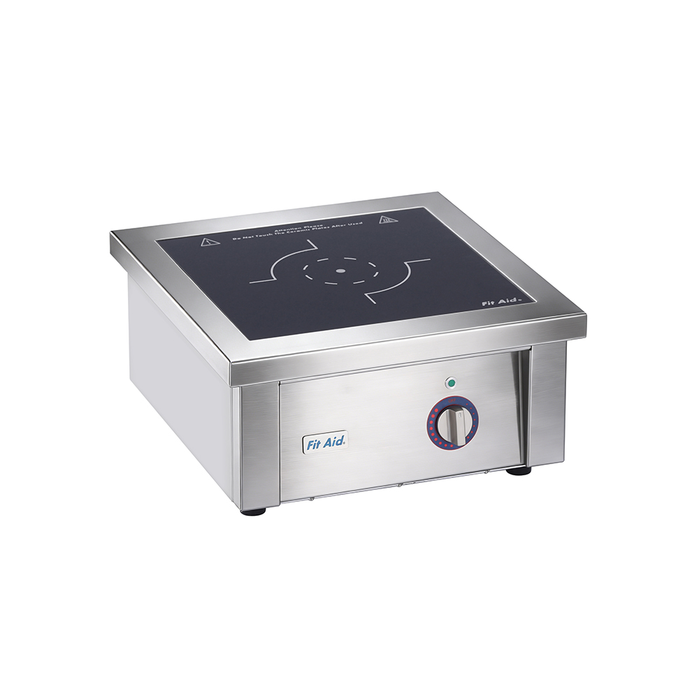 Commercial 5000W 8000W High Power Single Burner Countertop Induction Cooker With All-In-One 360&deg; Rotary Power Controller